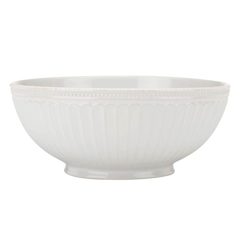 White Serving Bowl