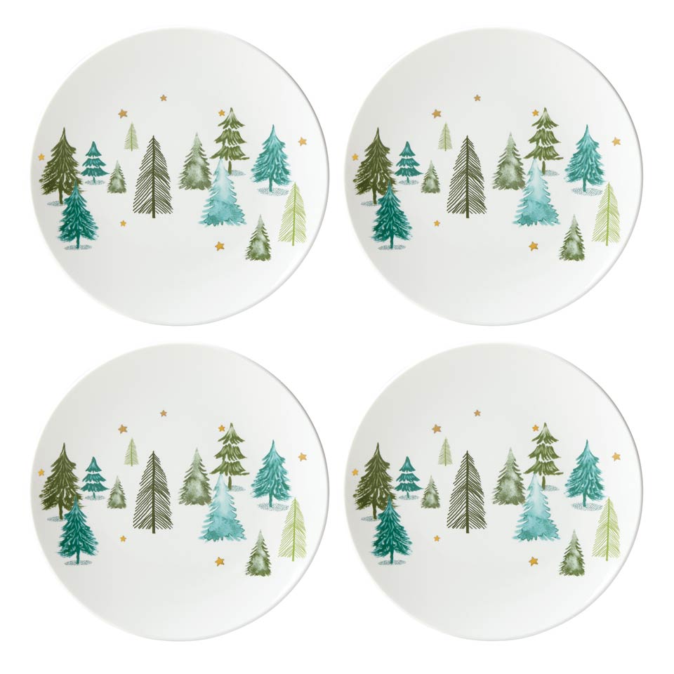 4-piece Accent Plate Set