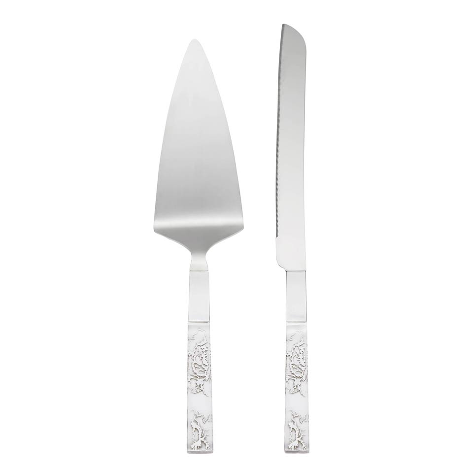 Metal Cake Knife & Server