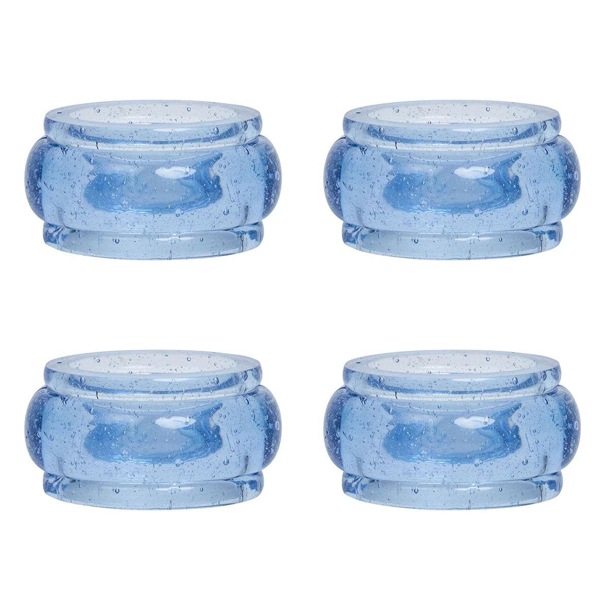 Napkin Ring Set/4 - Chambray