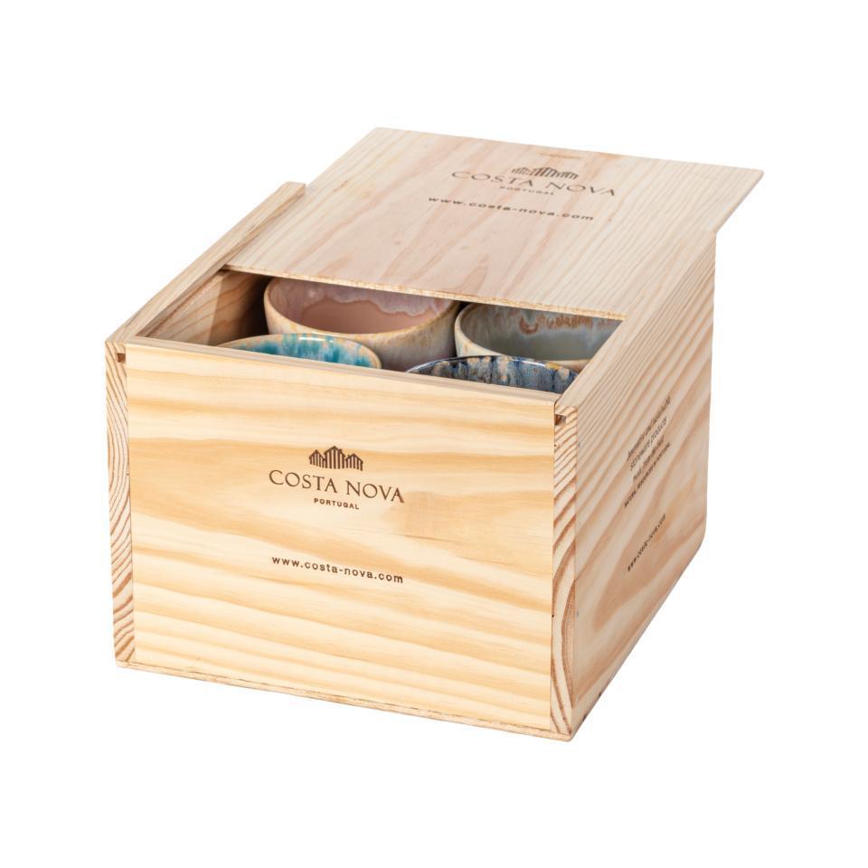 Gift Box Set 8 Lungo Cups, multicolor