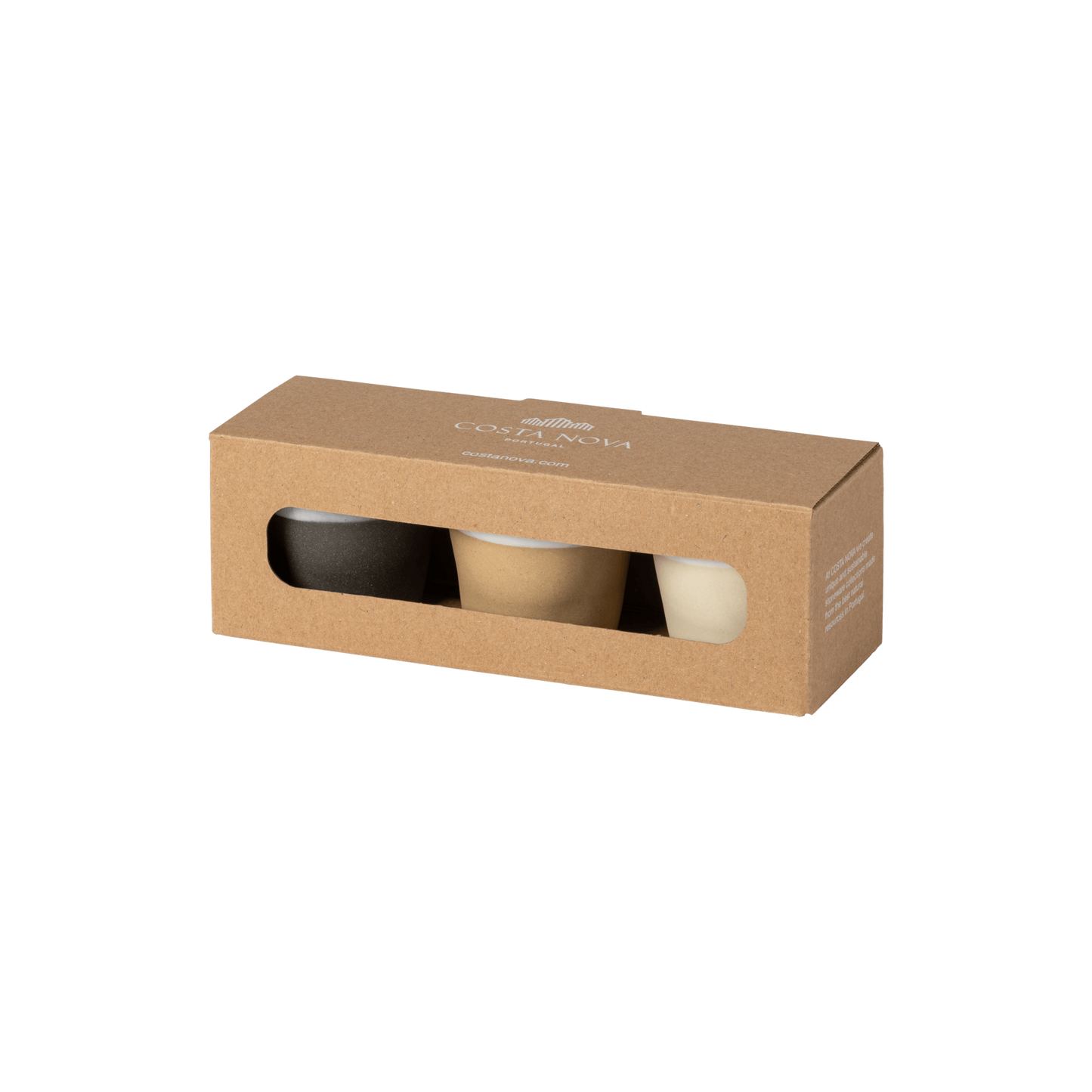 Gift box 3 espresso cups, Multicolor