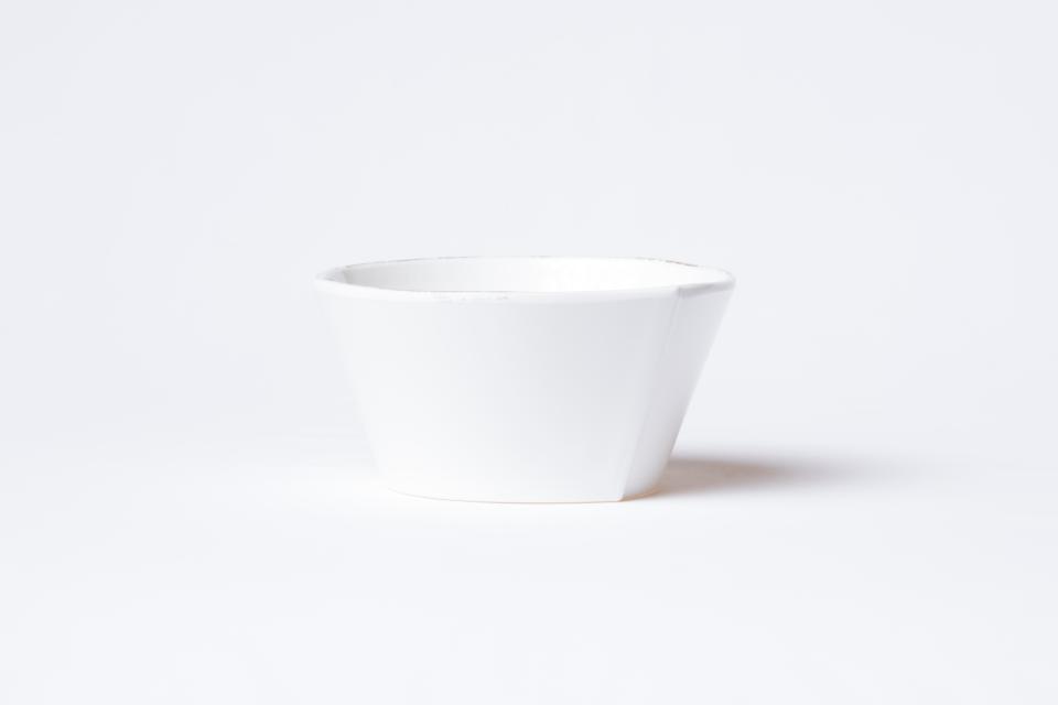 White Stacking Cereal Bowl