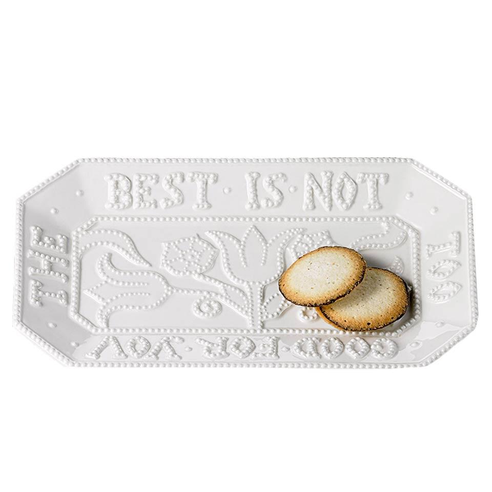 Creamware Tray 'The Best'