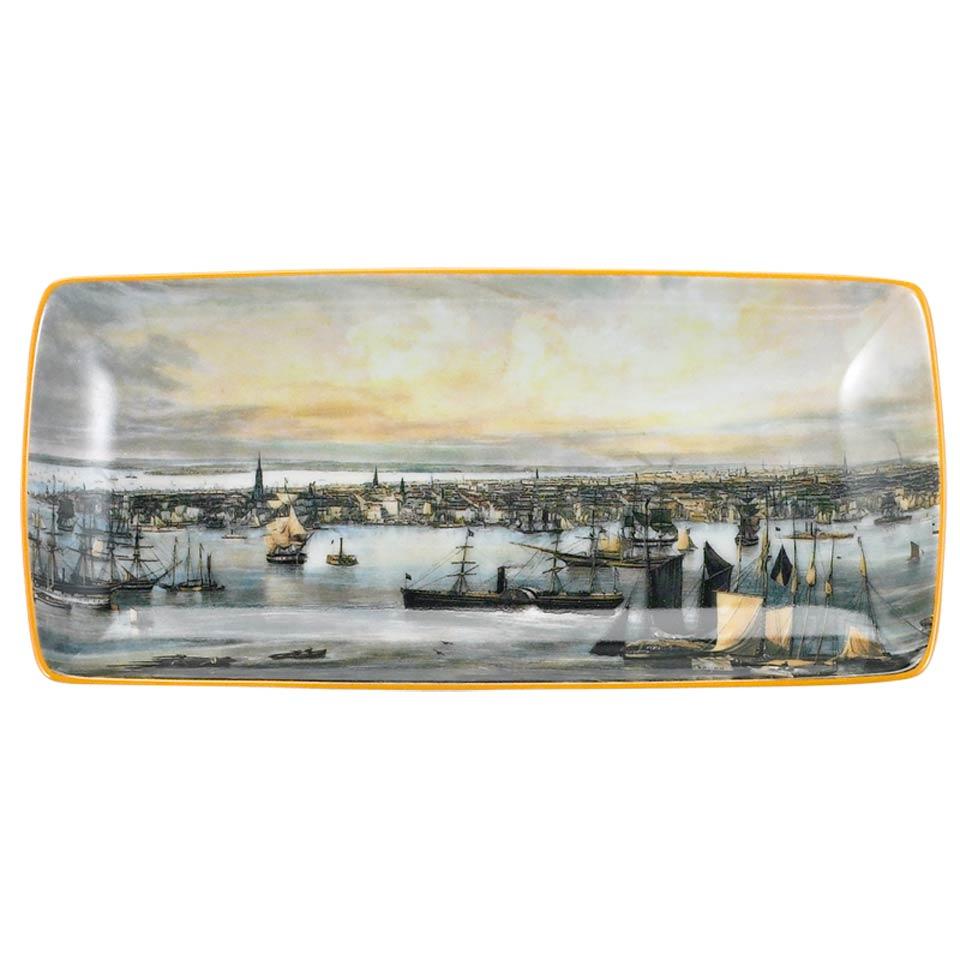 New York Harbor Rectangular Tray, Small