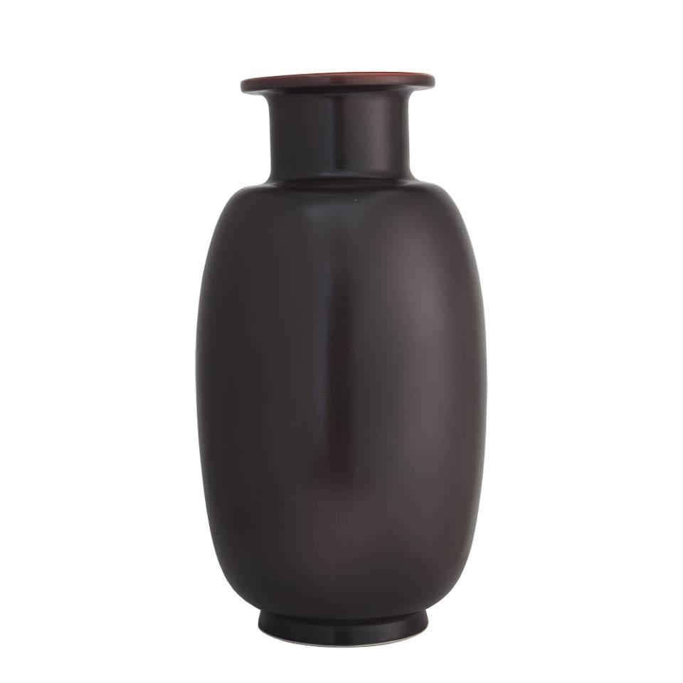 Vase Red & Black