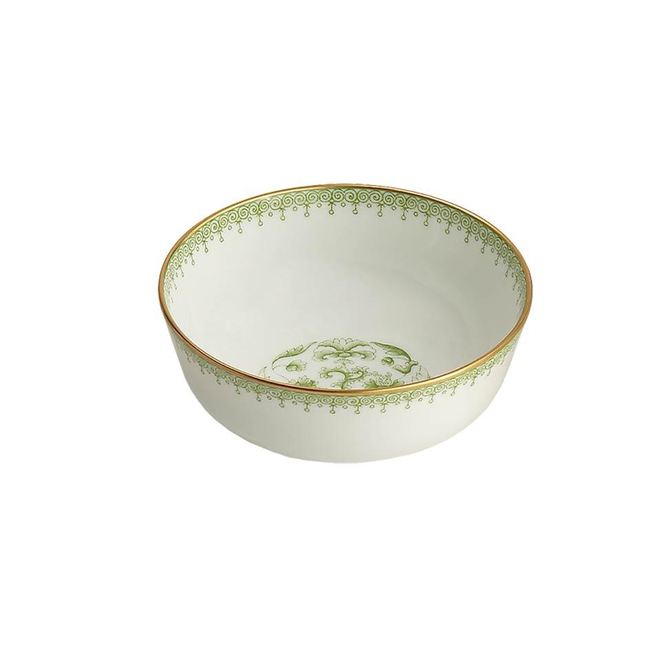 Apple Green Lace Dessert Bowl