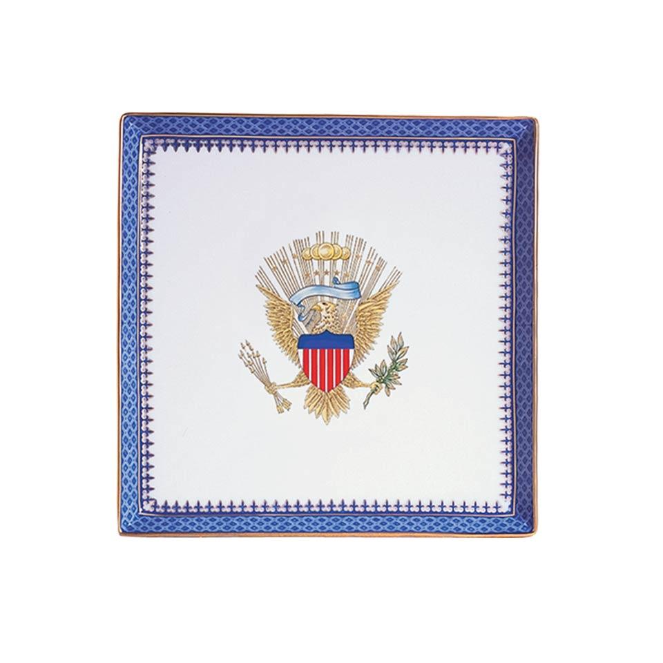 Canape Plate With Eagle