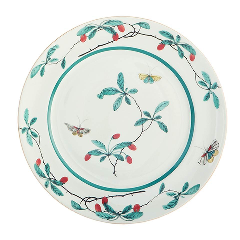 Famille Verte Dessert Plate