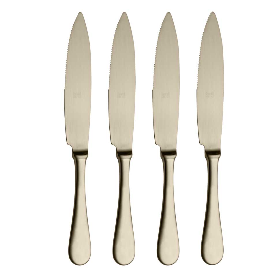 Steak Knife Set Of 4 Ice Champagne