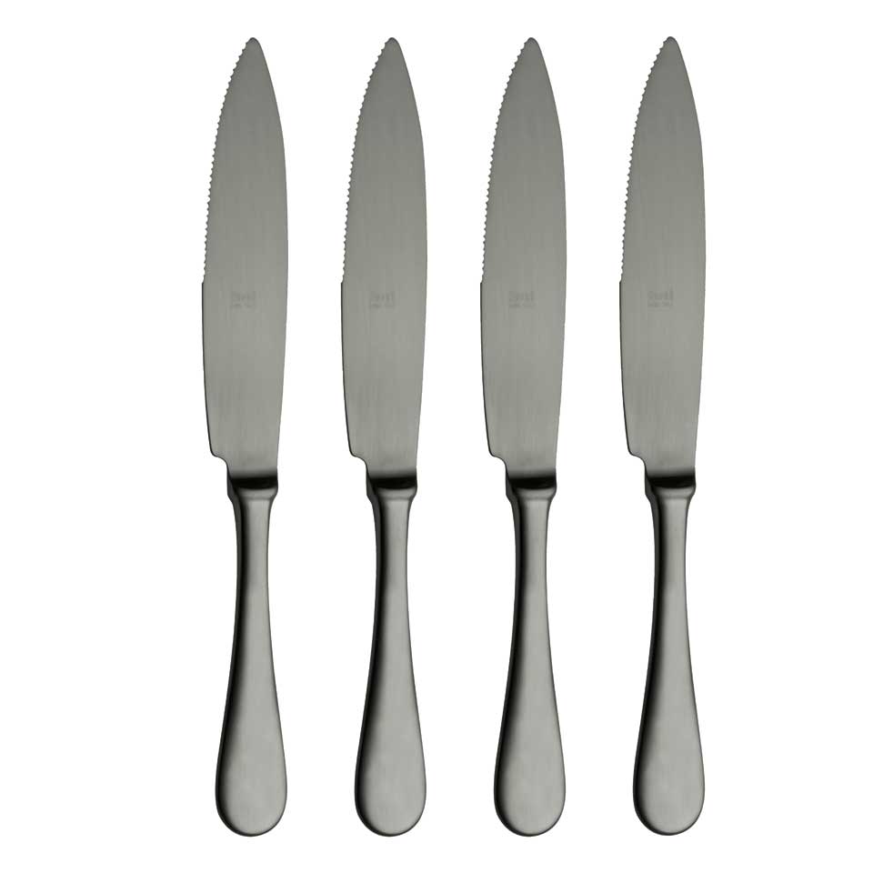 Steak Knife Set Of 4 Ice Oro Nero
