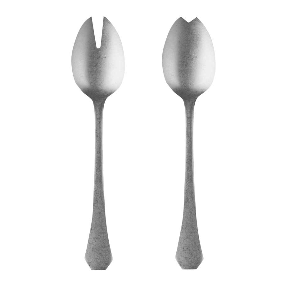 Salad Set 2 Pcs Pewter