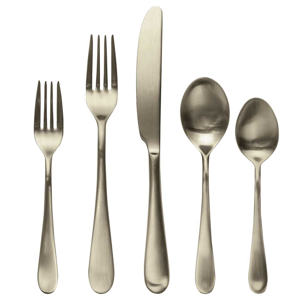 Cutlery Set 20 Pcs Ice Champagne