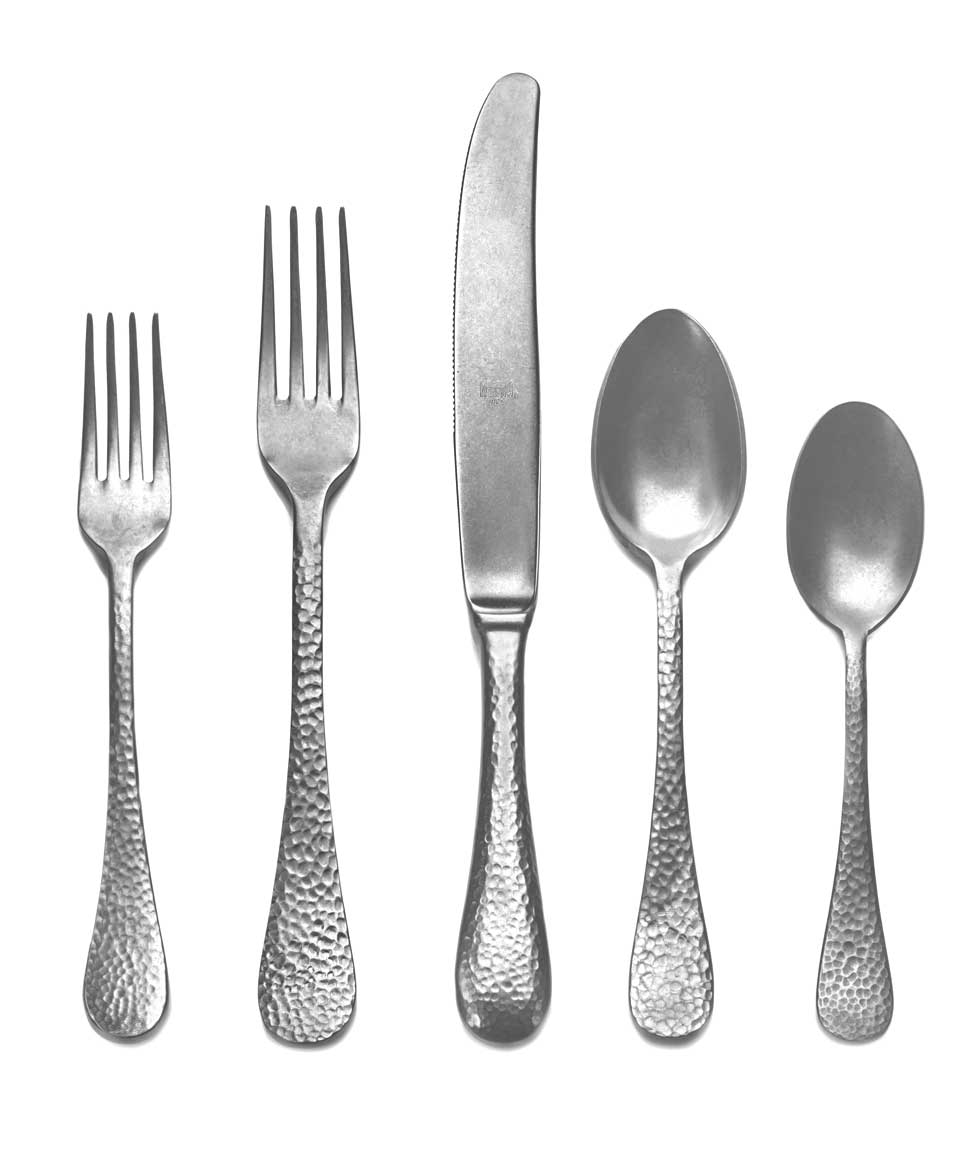 Cutlery Set 5 Pcs Place Setting Pewter