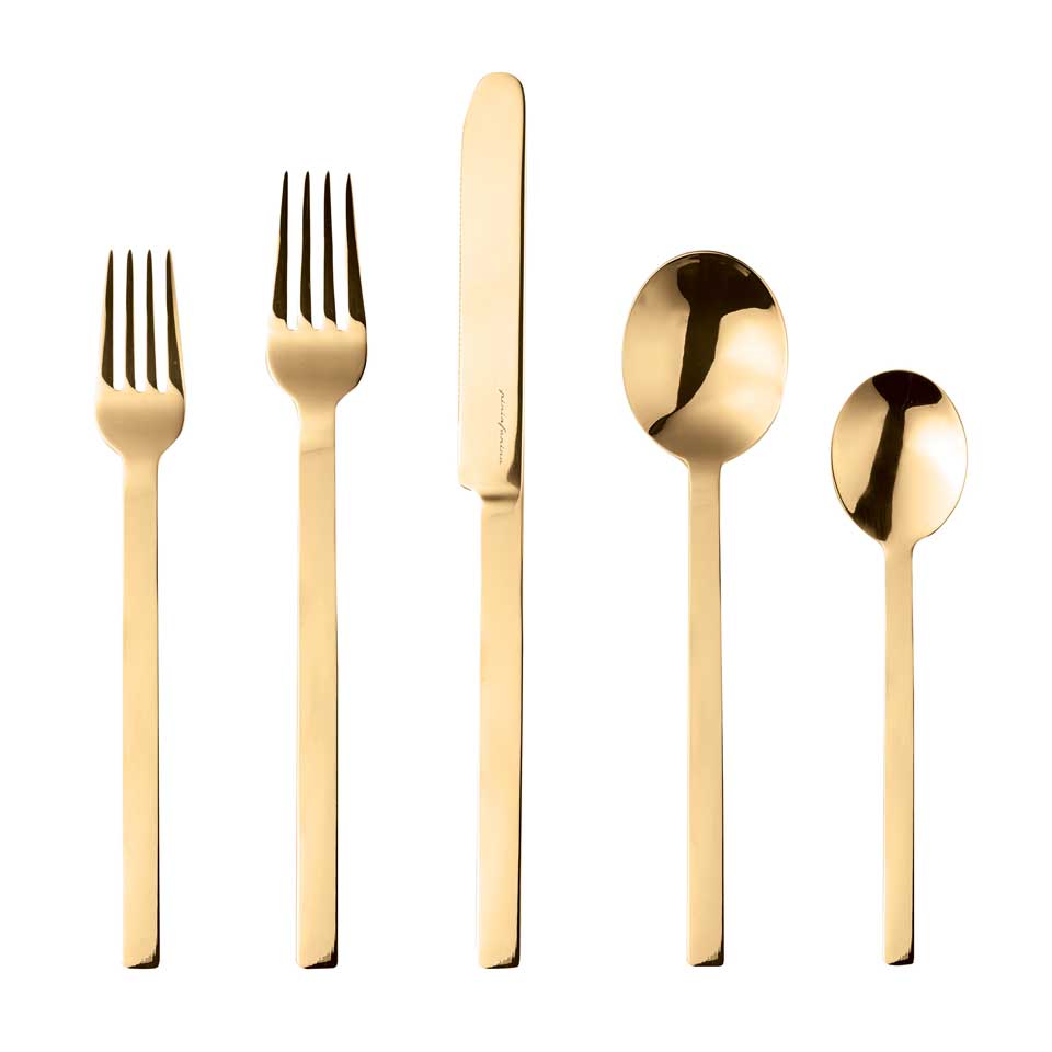 Cutlery Set 5 Pcs Place Setting Oro