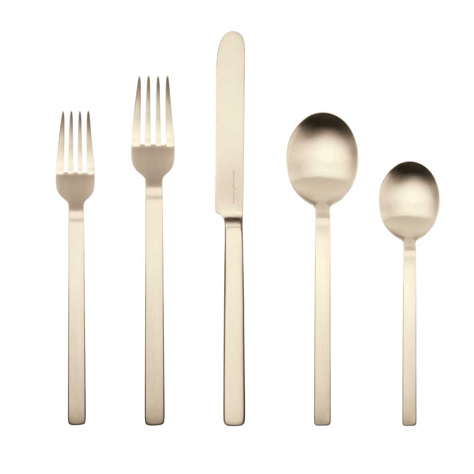 Cutlery Set 20 Pcs Ice Champagne