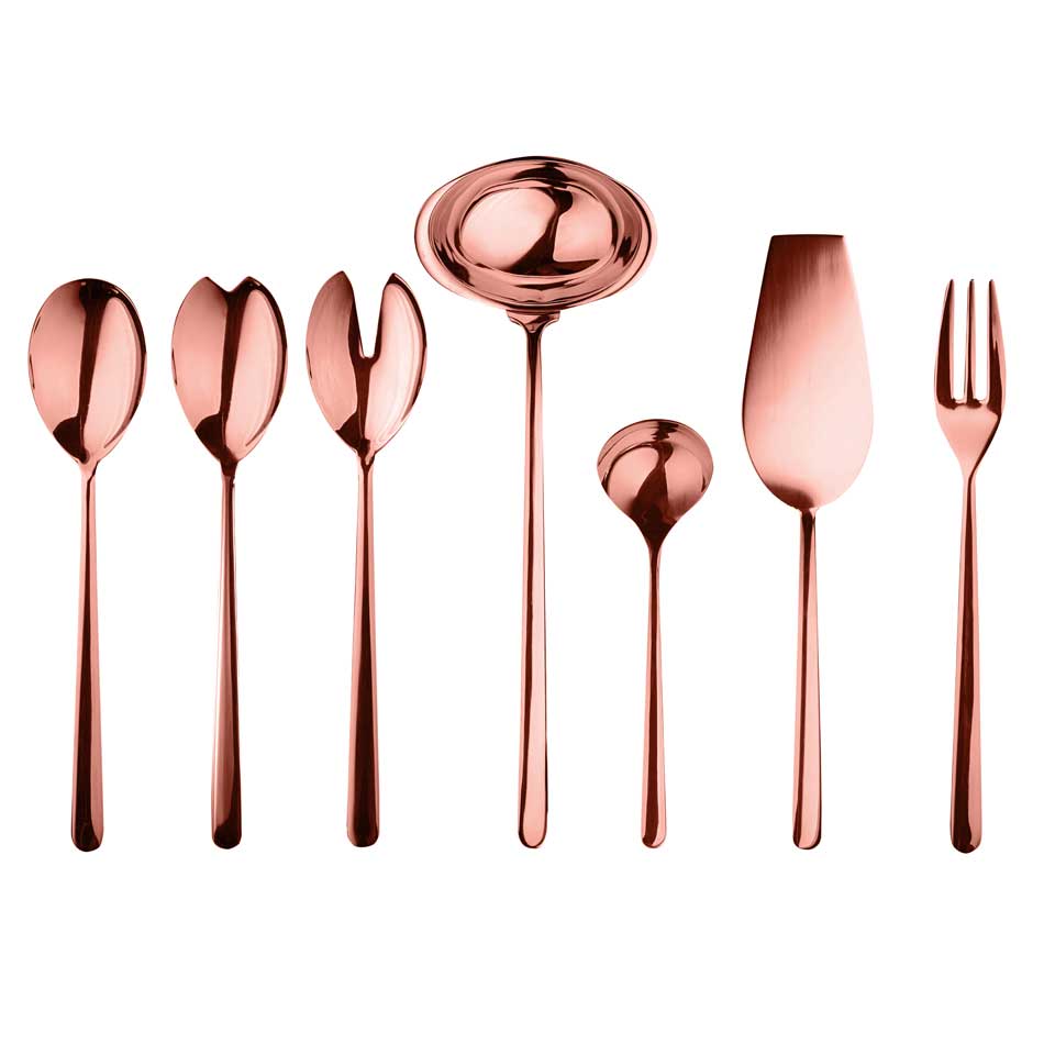 Full Serving Set 7 Pieces Bronzo