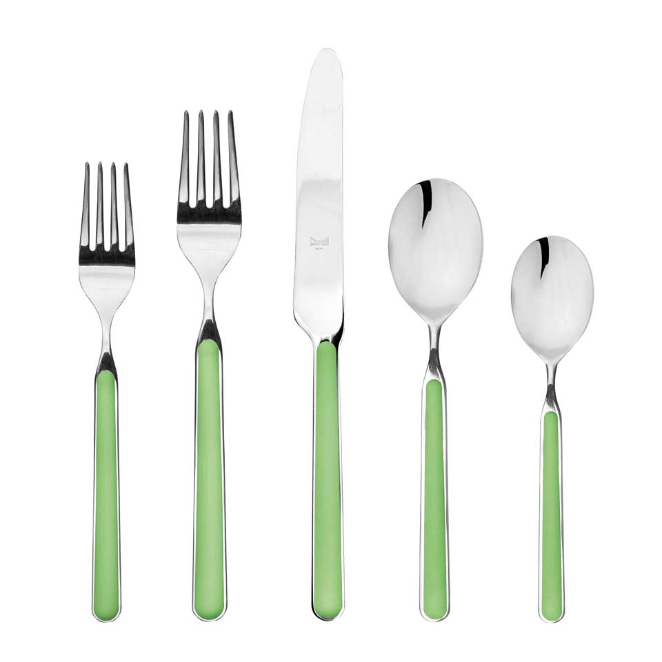 Cutlery Set 5 Pcs Place Setting Applegreen