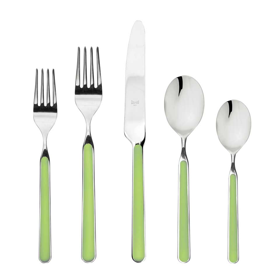 Cutlery Set 20 Pcs Acid Green