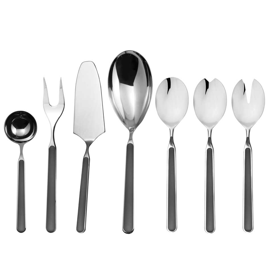 Full Serving Set 7 Pieces Black