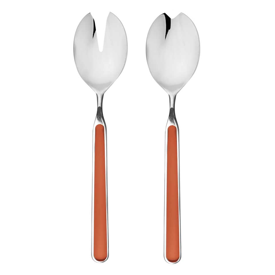 Salad Set 2 Pcs Rust