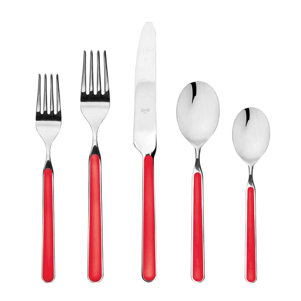 Cutlery Set 20 Pcs Red