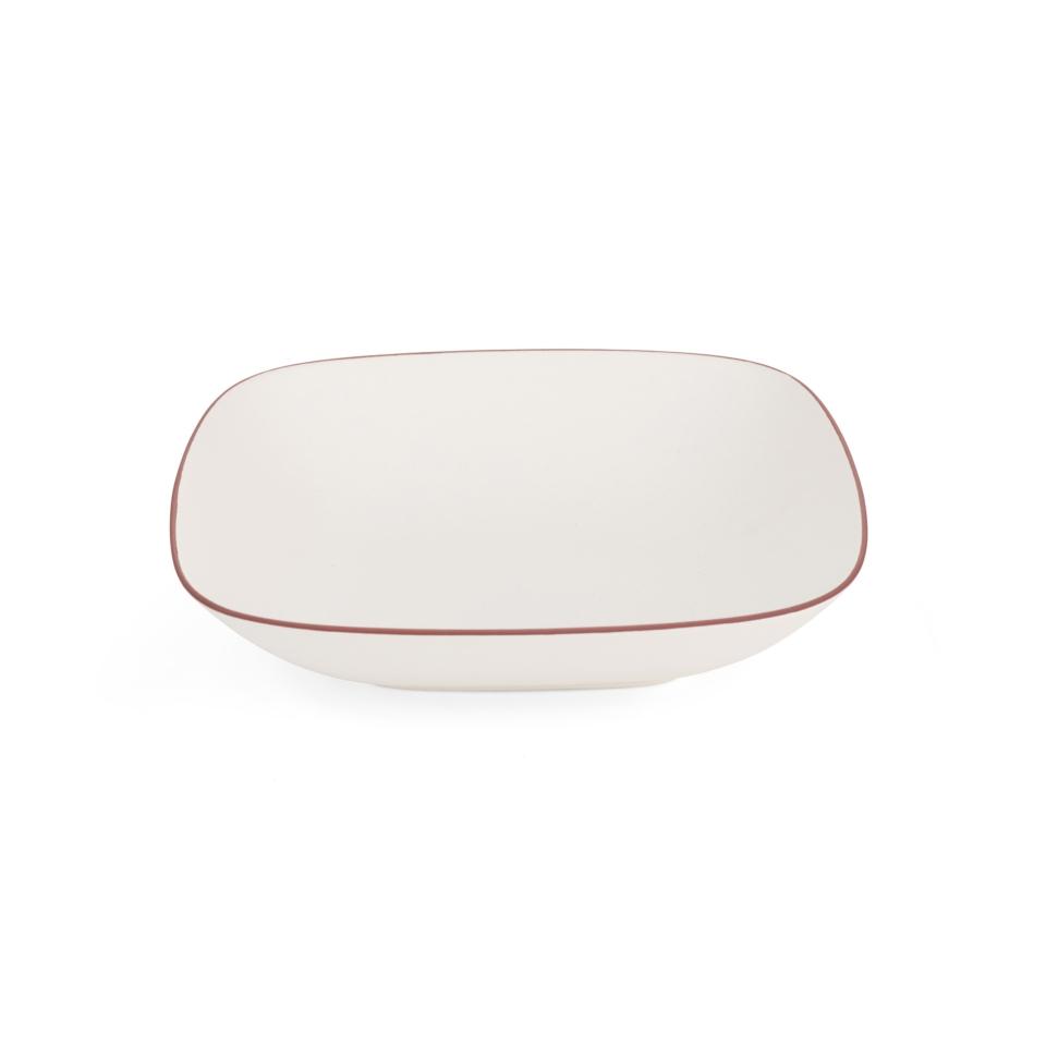 Soft Square Serving Bowl Agate