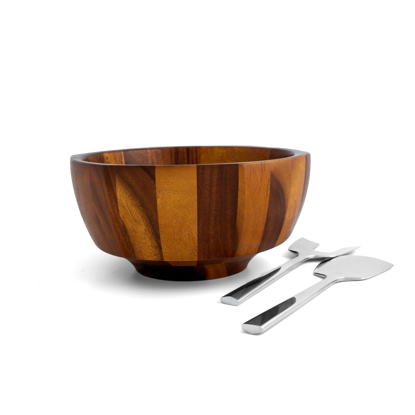 Rivet Salad Bowl W/ Servers