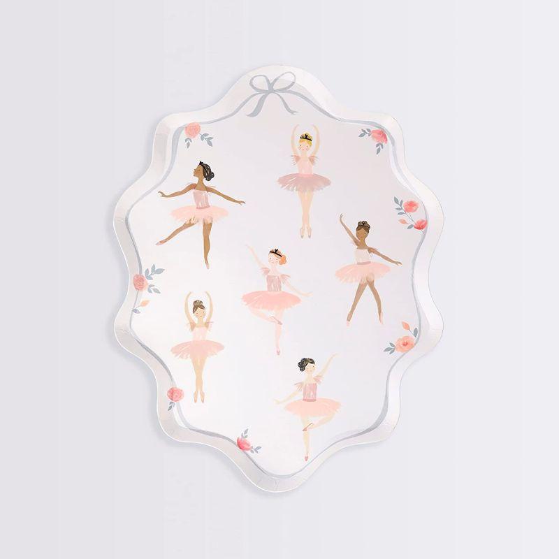 Ballerina Paper Plates