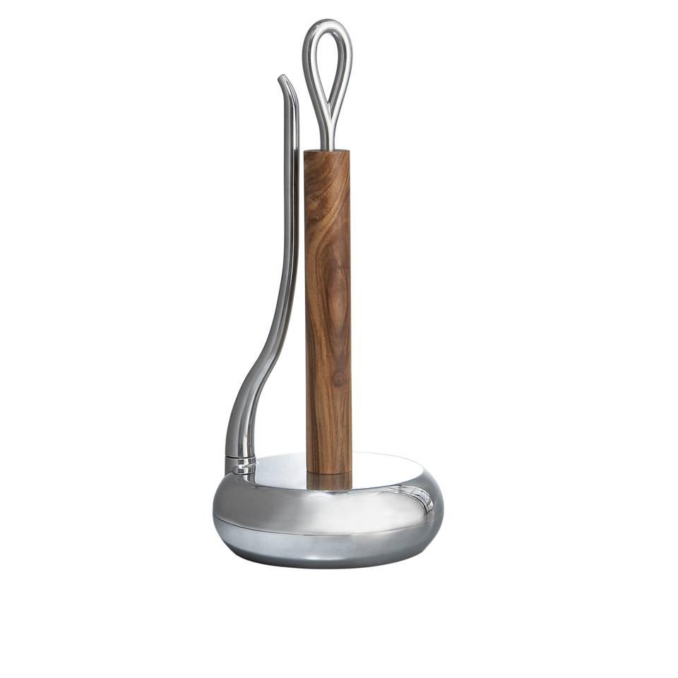 Loop Towel Holder - Wood/Alloy