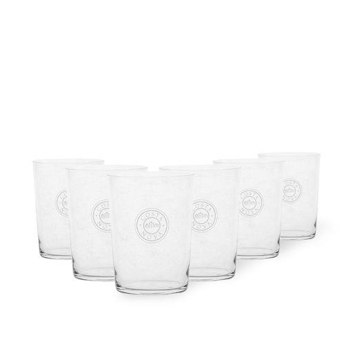 Set/6 glasses, Clear