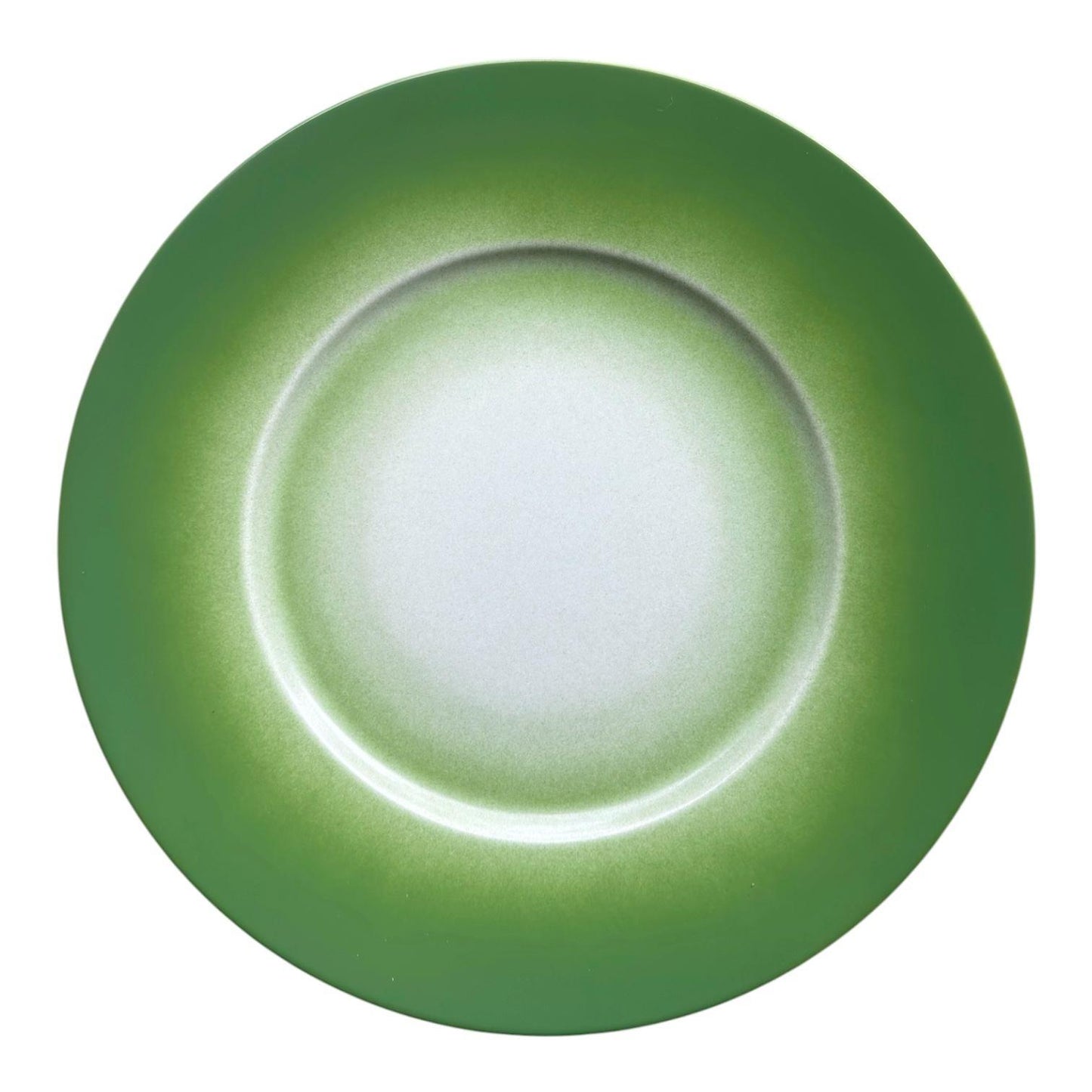 Moss green presentation plate