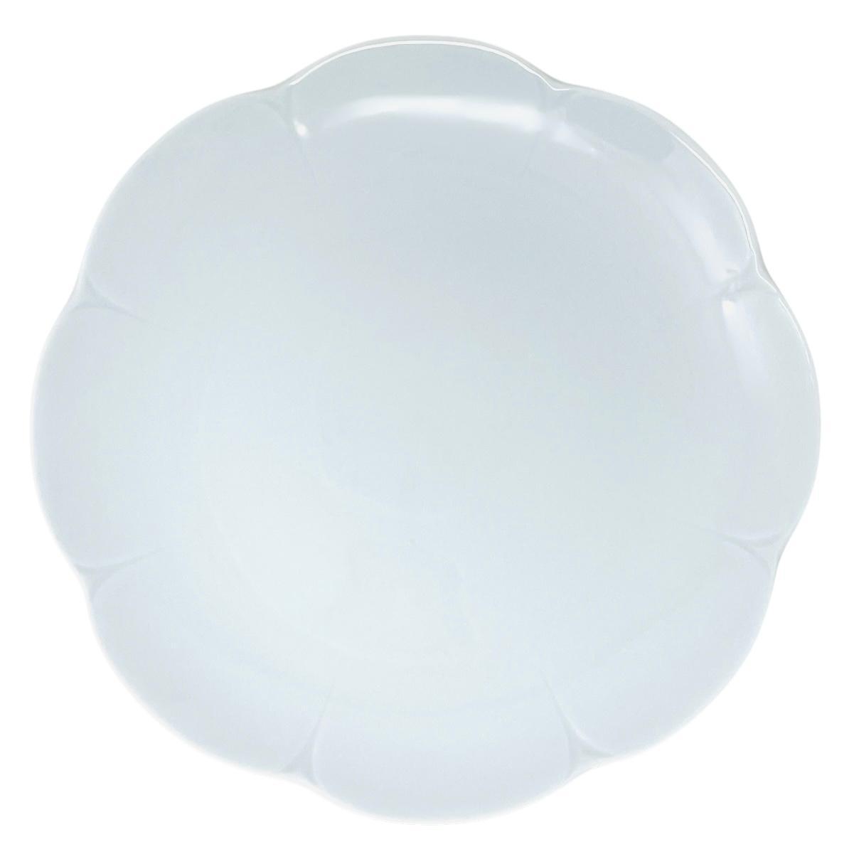 Round flat platter