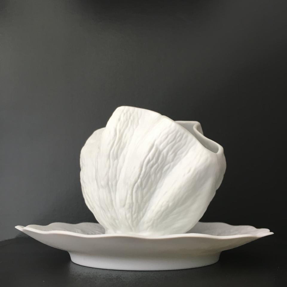 Unglazed medium votive