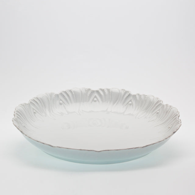 Round deep platter