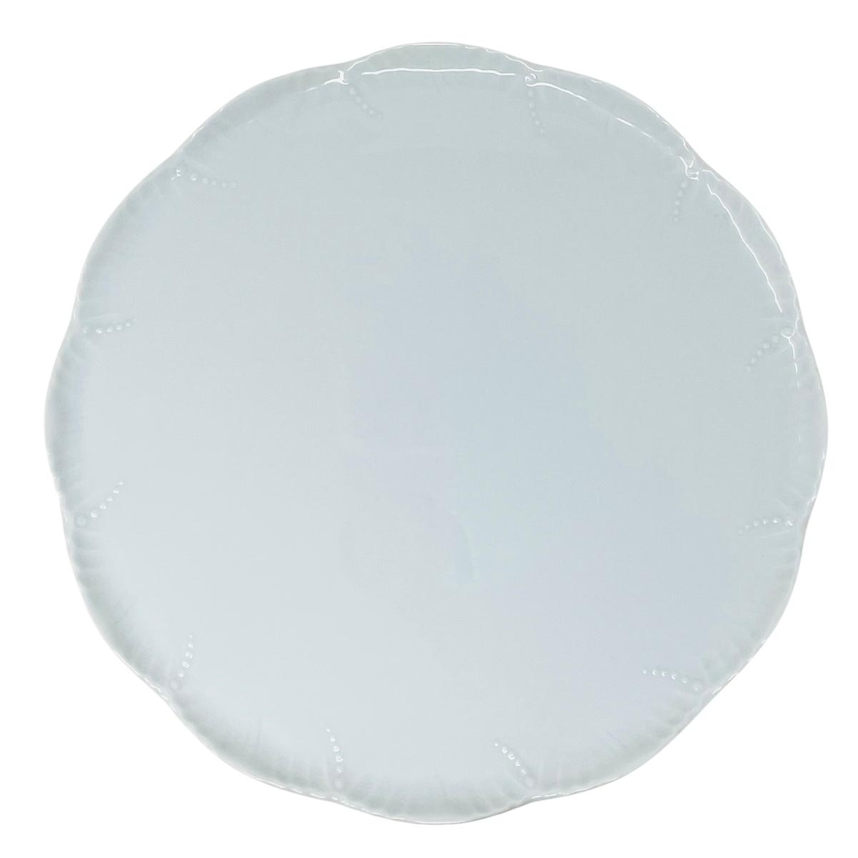 Round cake platter