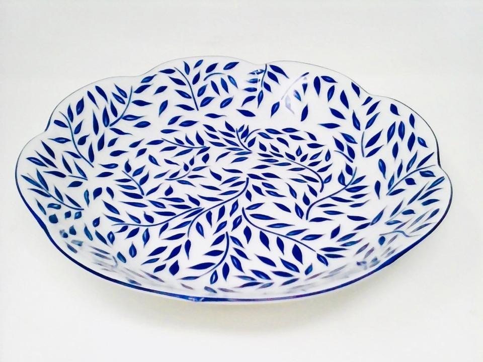 Round deep platter