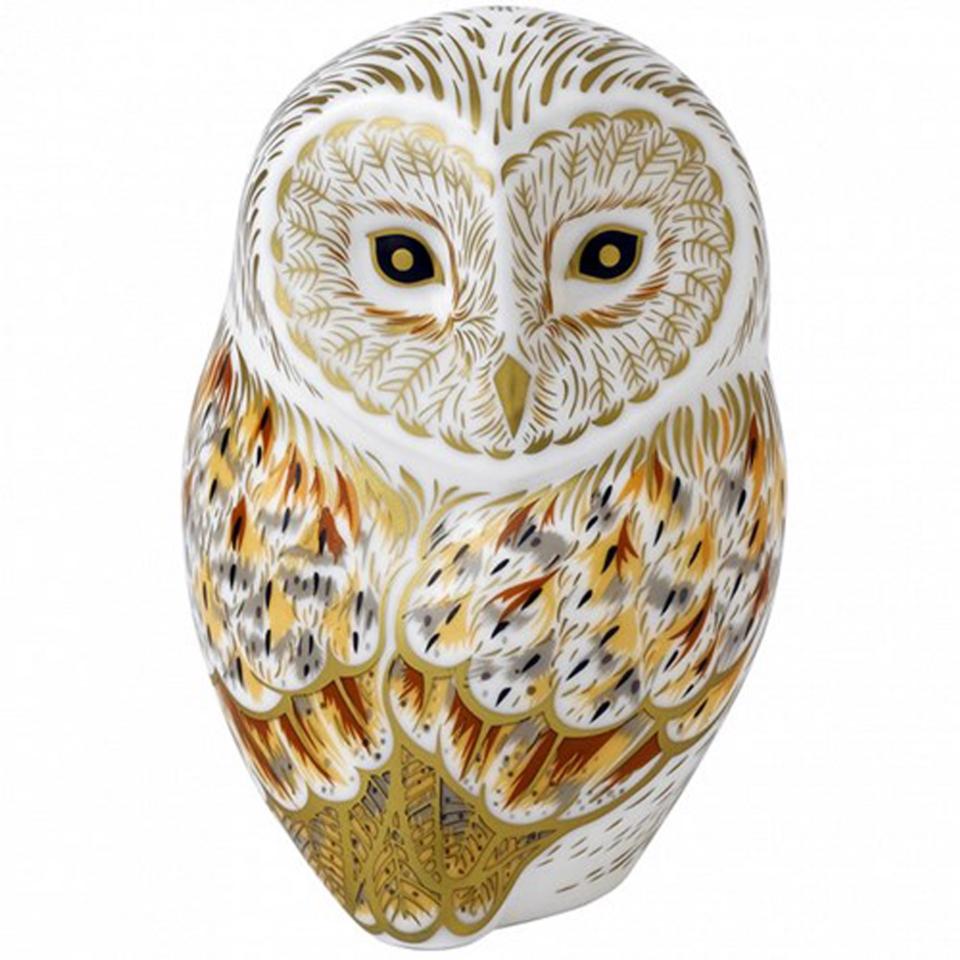 Owl Winter Paperweight