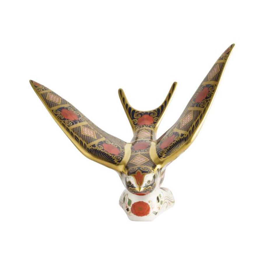 Old Imari Solid Gold Band Swallow