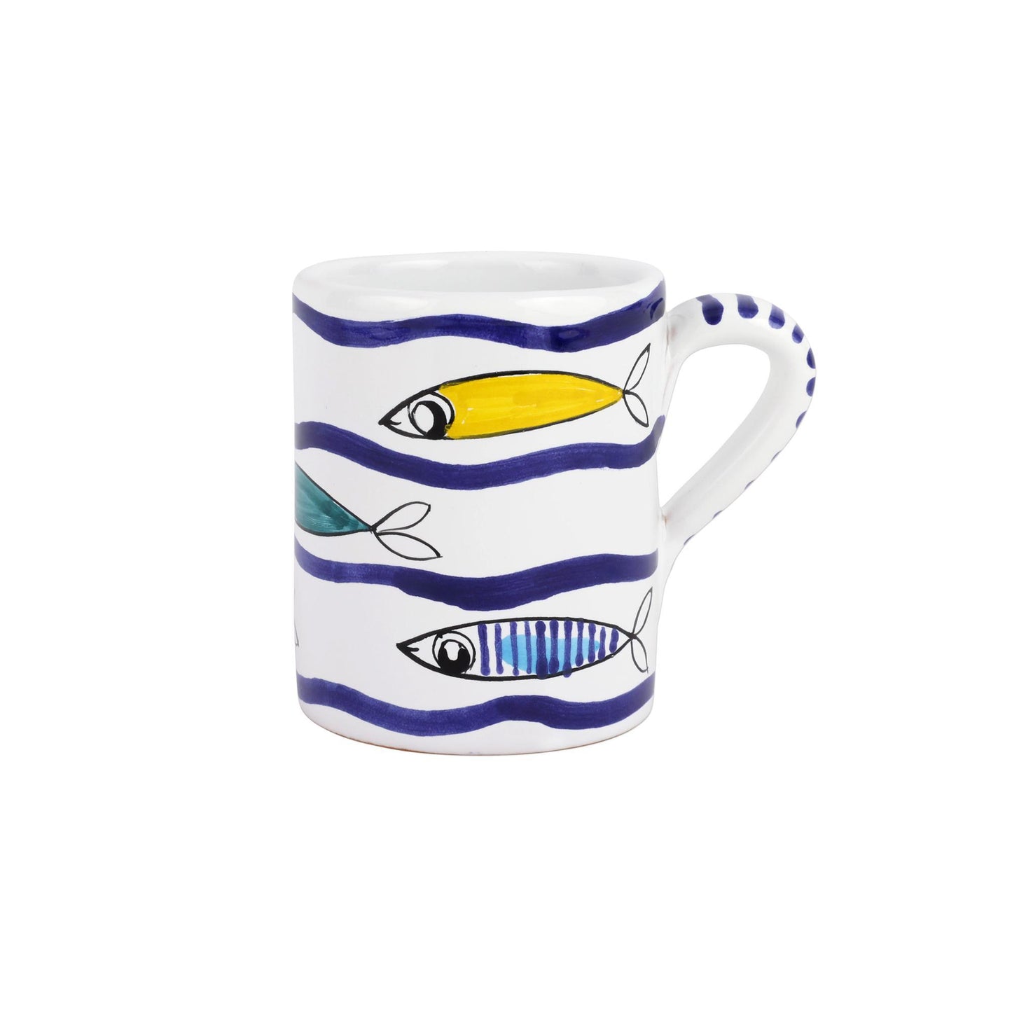 Multicolor Swimming Fish Mug