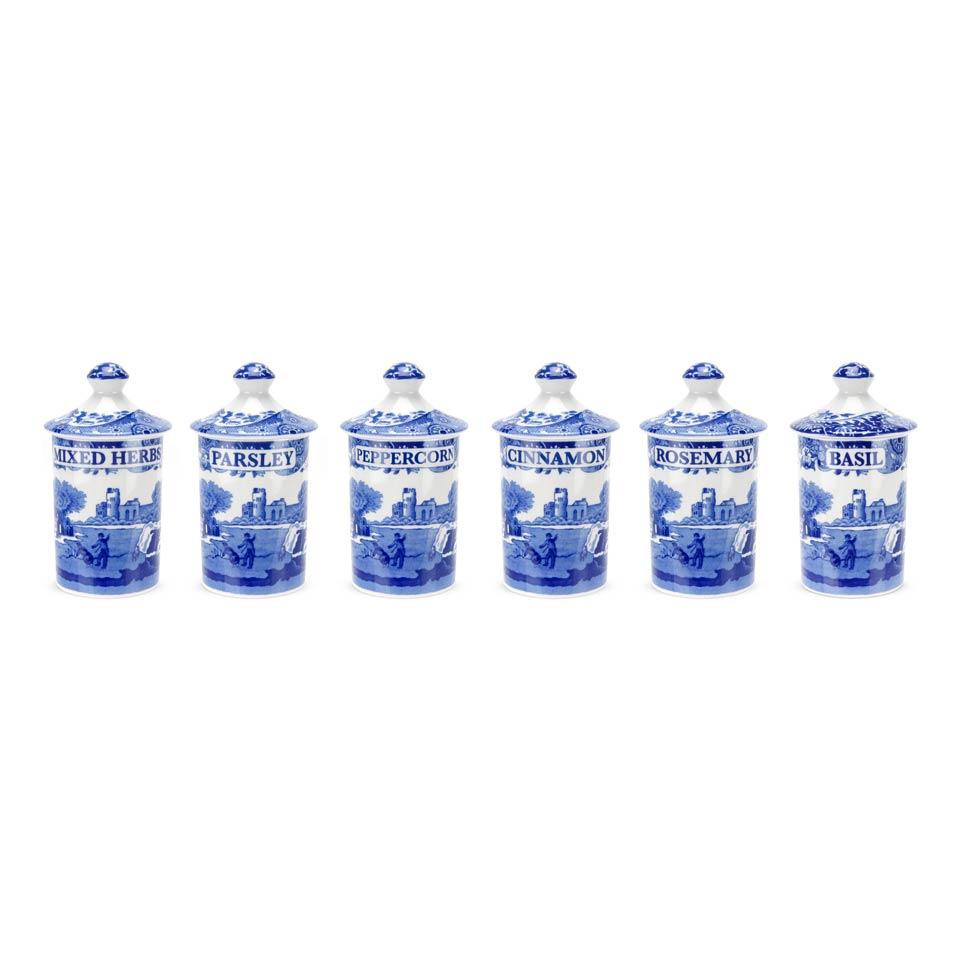 Set of 6 Spice Jars