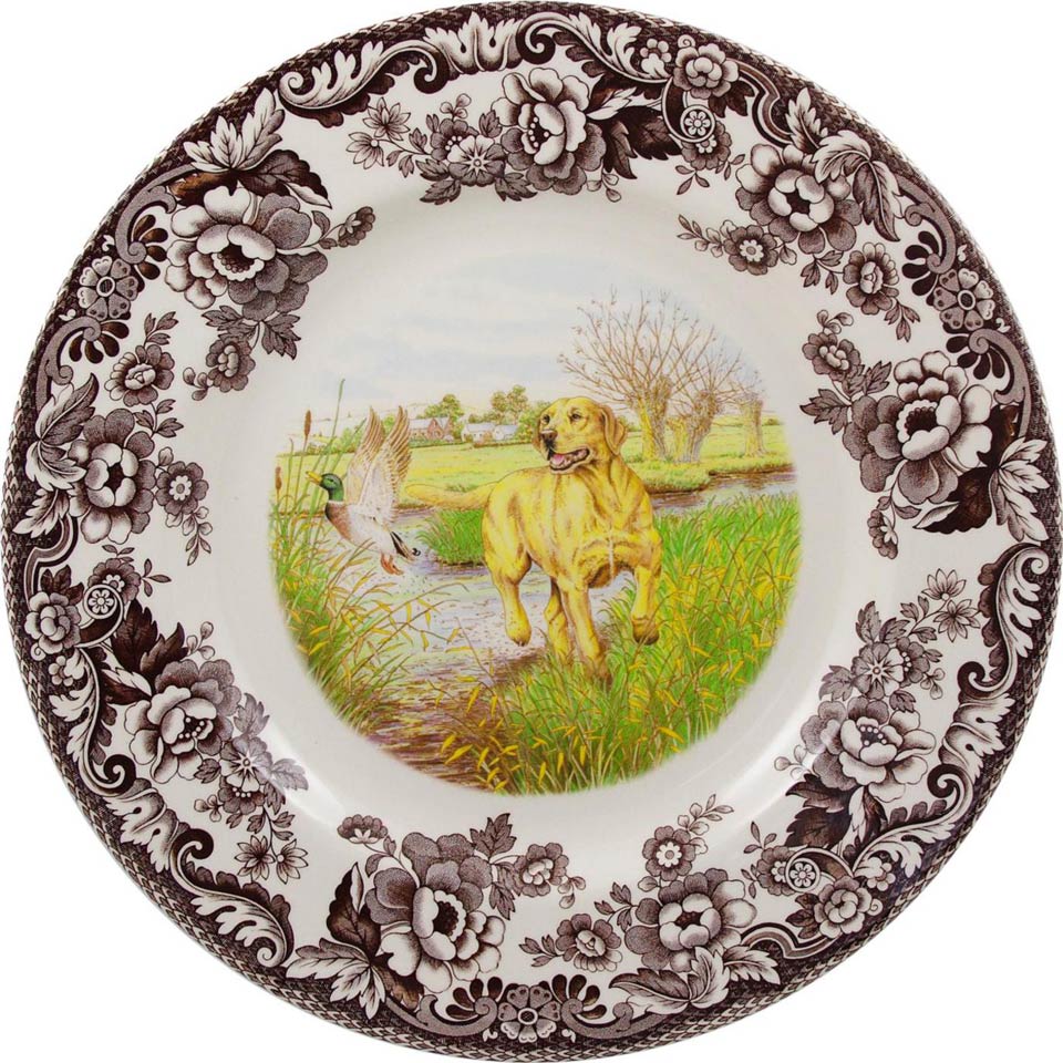 Dinner Plate 10.5 inch (Yellow Labrador Retriever)