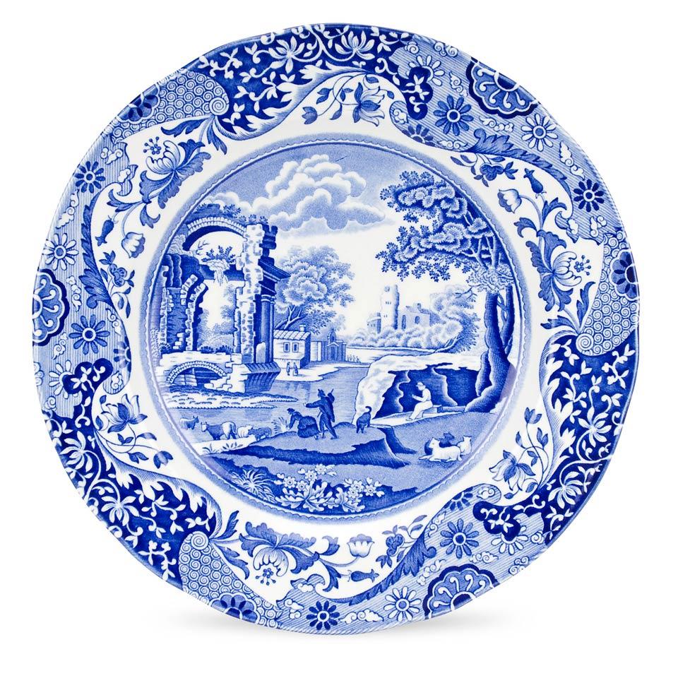 Blue Italian DINNER PLATE 10.5"