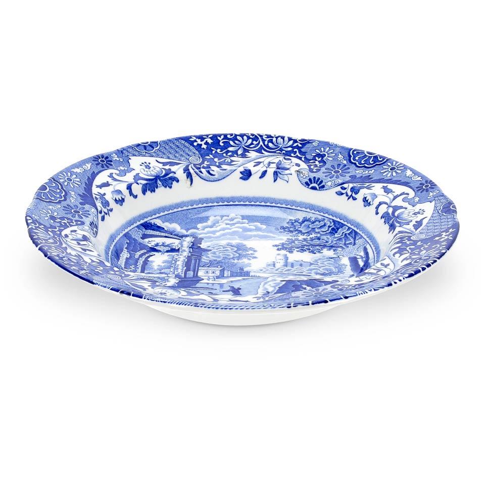 Blue Italian SOUP PLATE 9"