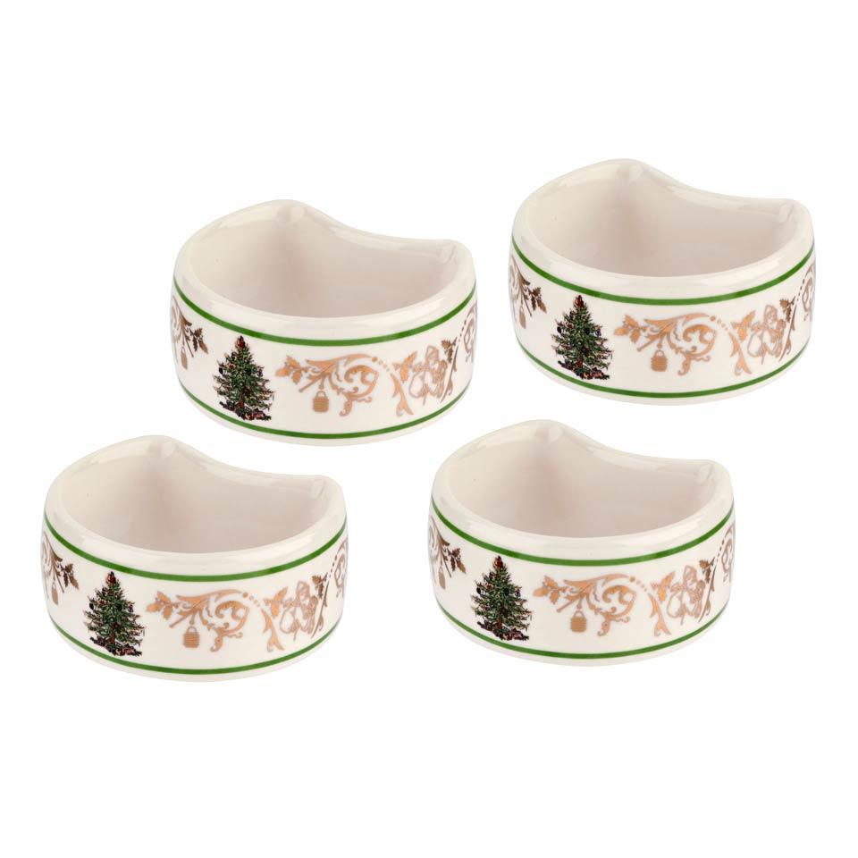 Gold Collection Set of 4 Napkin Rings