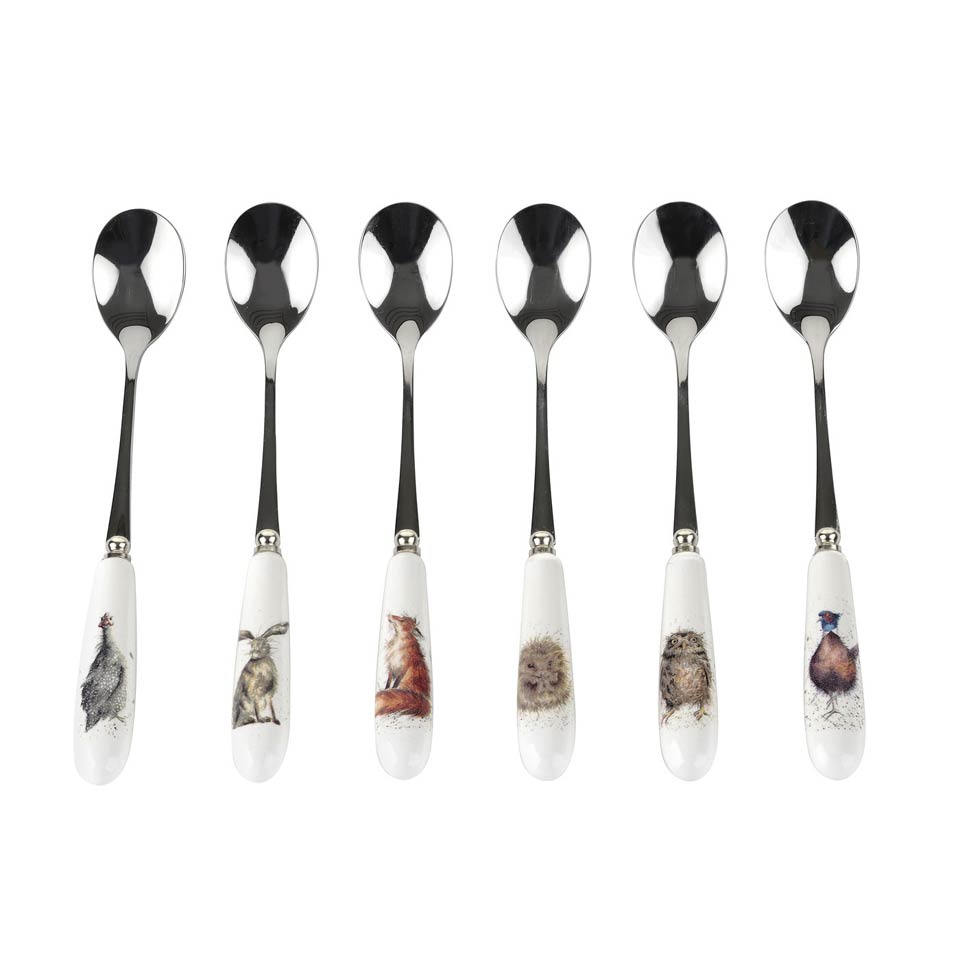 Tea Spoons 6" Assorted - Set of 6