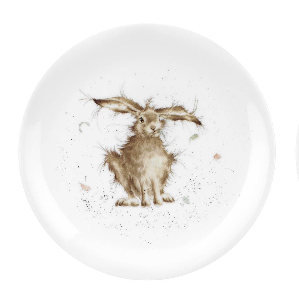 Single Hare Brained (Hare) Fine Bone China 8" Plate -