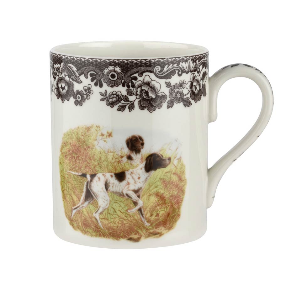 16 oz Mug Flat Coated Pointer