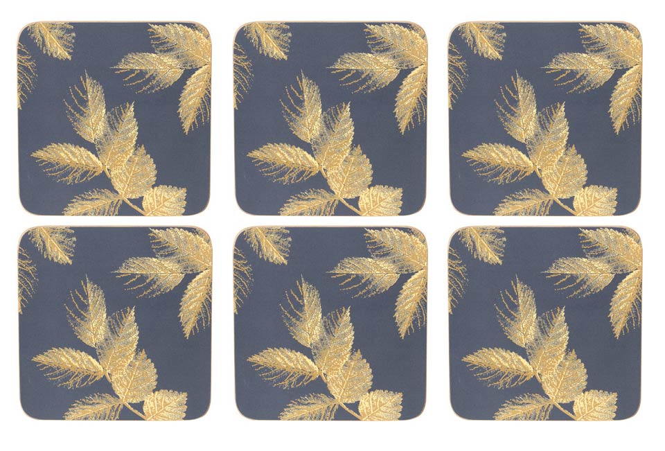 Coasters - Set of 6 Navy