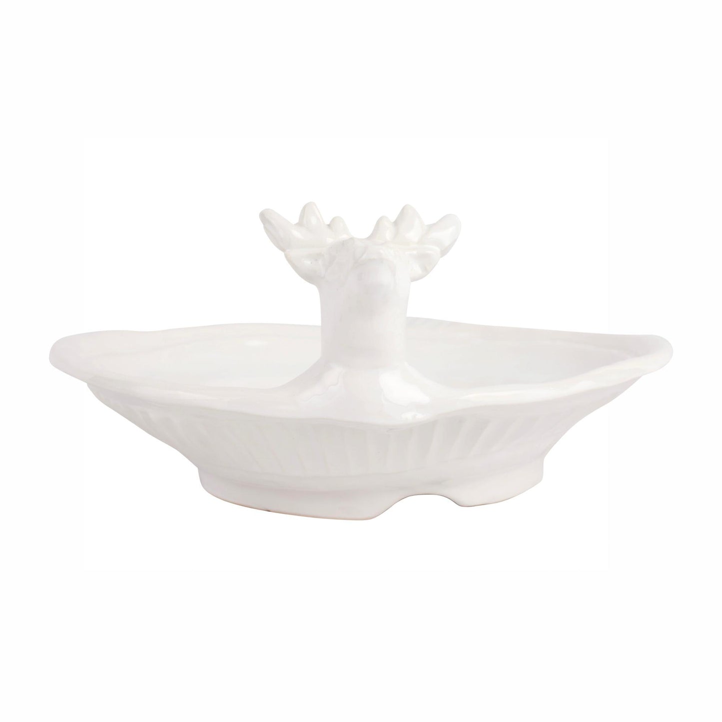 Figural Deer Shallow Bowl